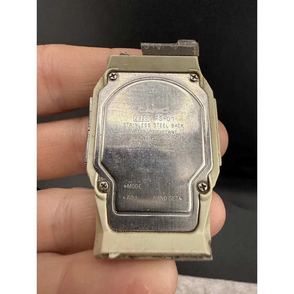 Vintage‎ Casio Watch Dual Time Film BROKEN FOR PARTS